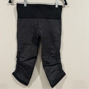 Lululemon In The Flow Crop II - Heathered Deep Coal
